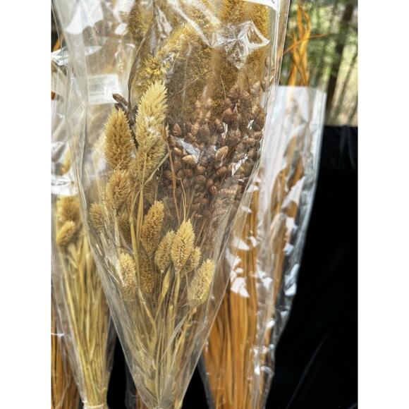 6 Large Bundles Of Fall Harvest Halloween Artificial Flower Floral Filler Design - Picture 3 of 12